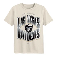 Youth Outerstuff Cream Las Vegas Raiders Huddle T-Shirt