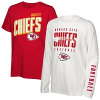 Youth Outerstuff Kansas City Chiefs The Mix Combo T-Shirt Set
