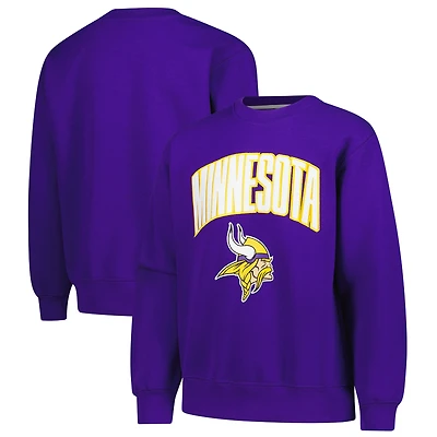 Youth Outerstuff Purple Minnesota Vikings Place Kicker Sweatshirt