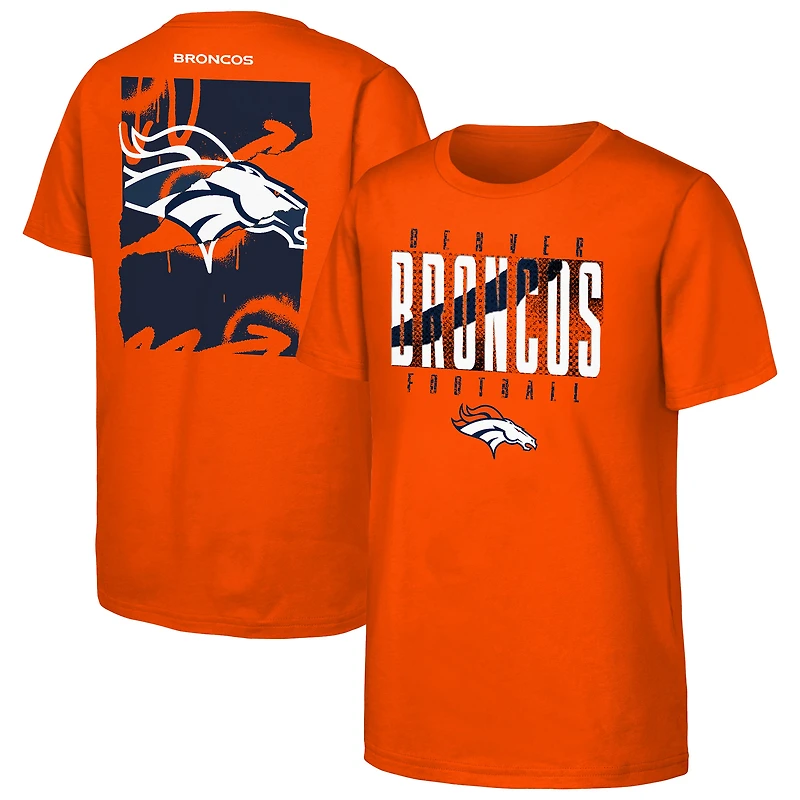 Youth Outerstuff Orange Denver Broncos Posterize T-Shirt