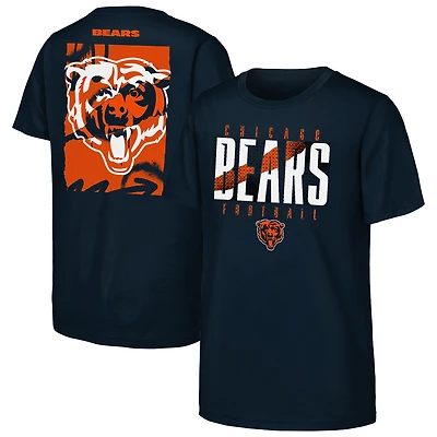 Youth Outerstuff Navy Chicago Bears Posterize T-Shirt