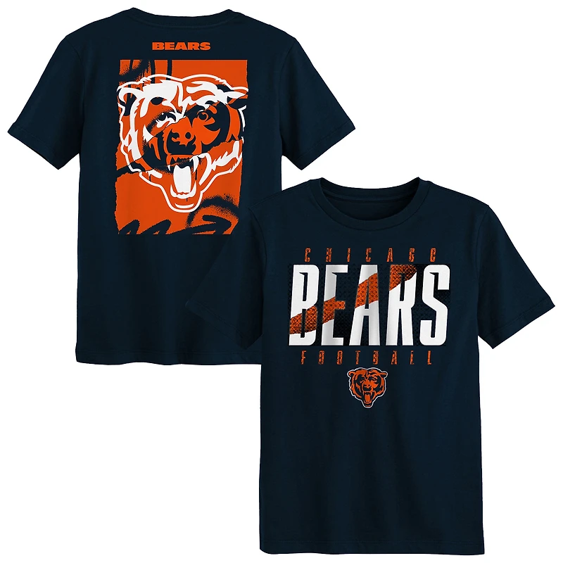 Preschool Outerstuff Navy Chicago Bears Posterize T-Shirt