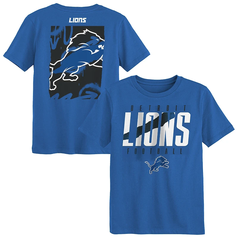 Preschool Outerstuff Blue Detroit Lions Posterize T-Shirt