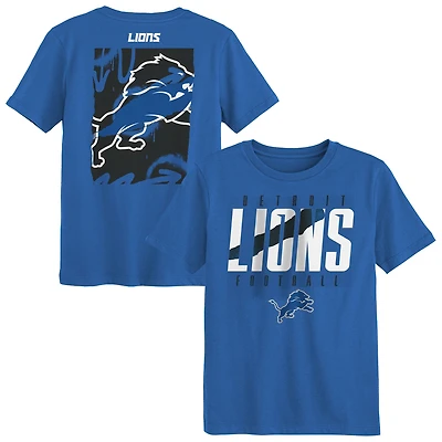 Preschool Outerstuff Blue Detroit Lions Posterize T-Shirt