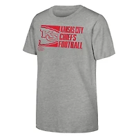 Youth Outerstuff Heather Gray Kansas City Chiefs Post Game T-Shirt