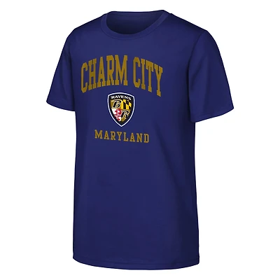 Youth Outerstuff Purple Baltimore Ravens Team Spirit T-Shirt