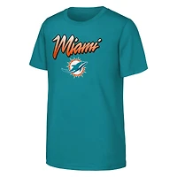 Youth Outerstuff Aqua Miami Dolphins Team Spirit T-Shirt