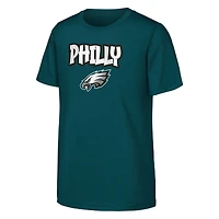 Youth Outerstuff Midnight Green Philadelphia Eagles Team Spirit T-Shirt