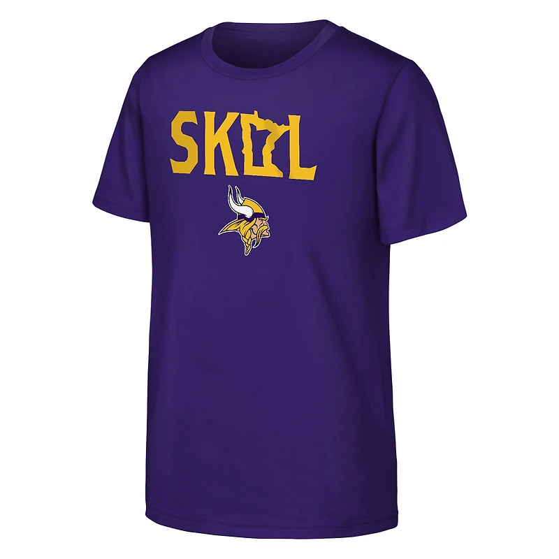 Youth Outerstuff Purple Minnesota Vikings Team Spirit T-Shirt