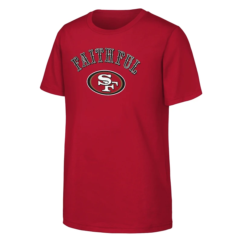 Youth Outerstuff Scarlet San Francisco 49ers Team Spirit T-Shirt