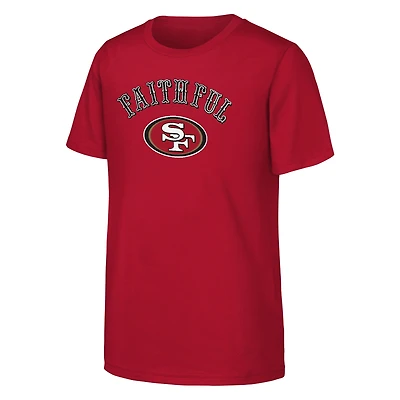 Youth Outerstuff Scarlet San Francisco 49ers Team Spirit T-Shirt