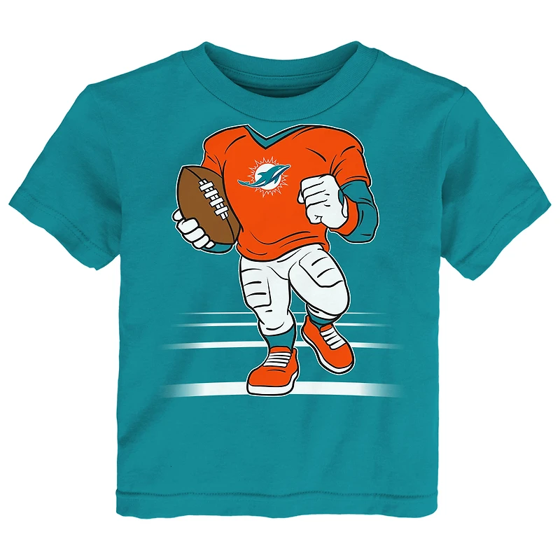 Toddler Outerstuff Aqua Miami Dolphins Game Fit T-Shirt