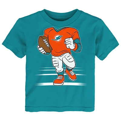 Toddler Outerstuff Aqua Miami Dolphins Game Fit T-Shirt