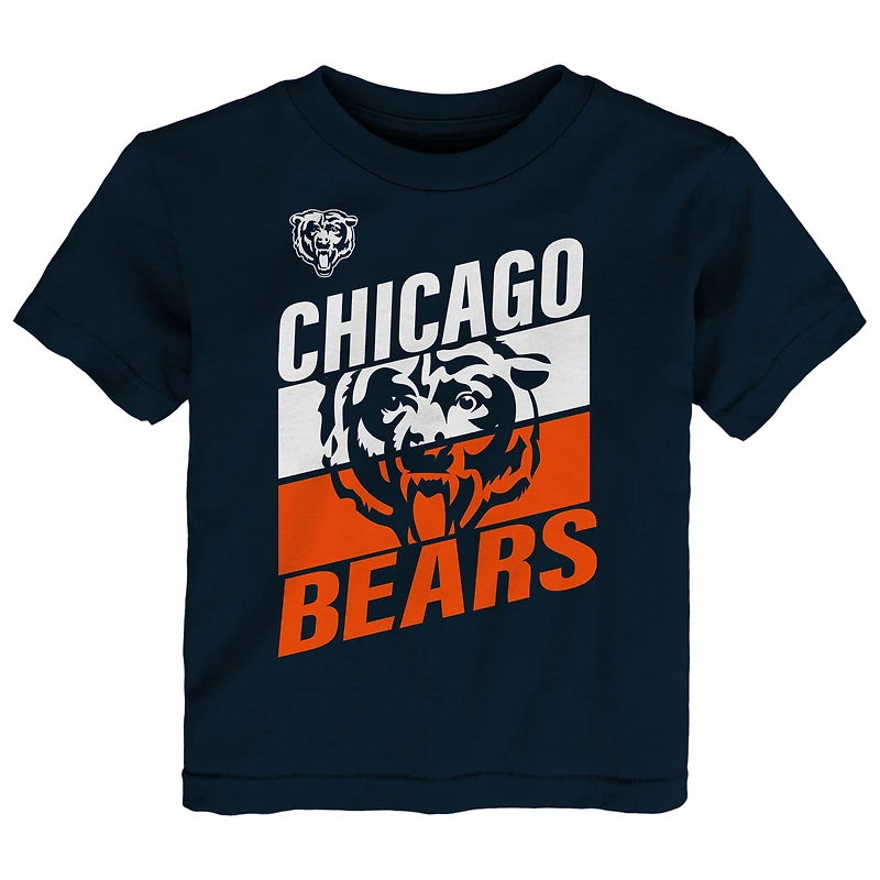Toddler Outerstuff Navy Chicago Bears Teamwork T-Shirt
