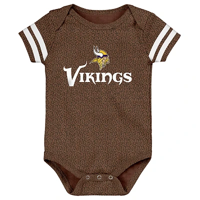 Newborn & Infant Outerstuff Brown Minnesota Vikings Playmaker Bodysuit