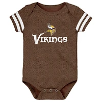 Newborn & Infant Outerstuff Brown Minnesota Vikings Playmaker Bodysuit