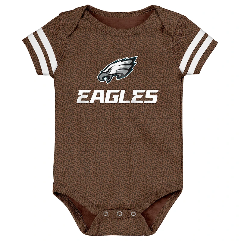 Newborn & Infant Outerstuff Brown Philadelphia Eagles Playmaker Bodysuit