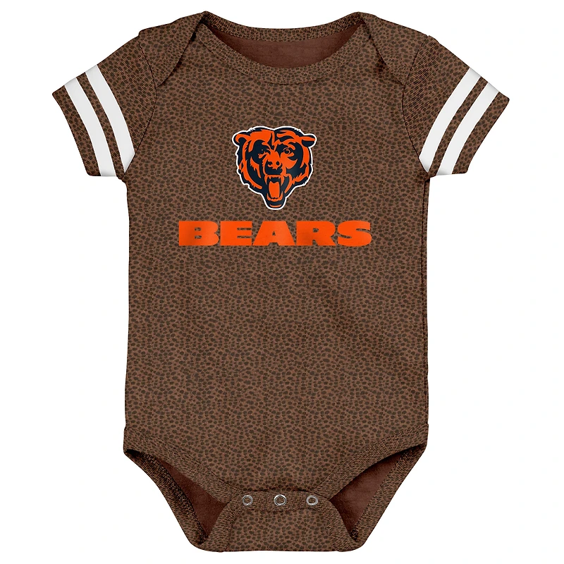 Newborn & Infant Outerstuff Brown Chicago Bears Playmaker Bodysuit