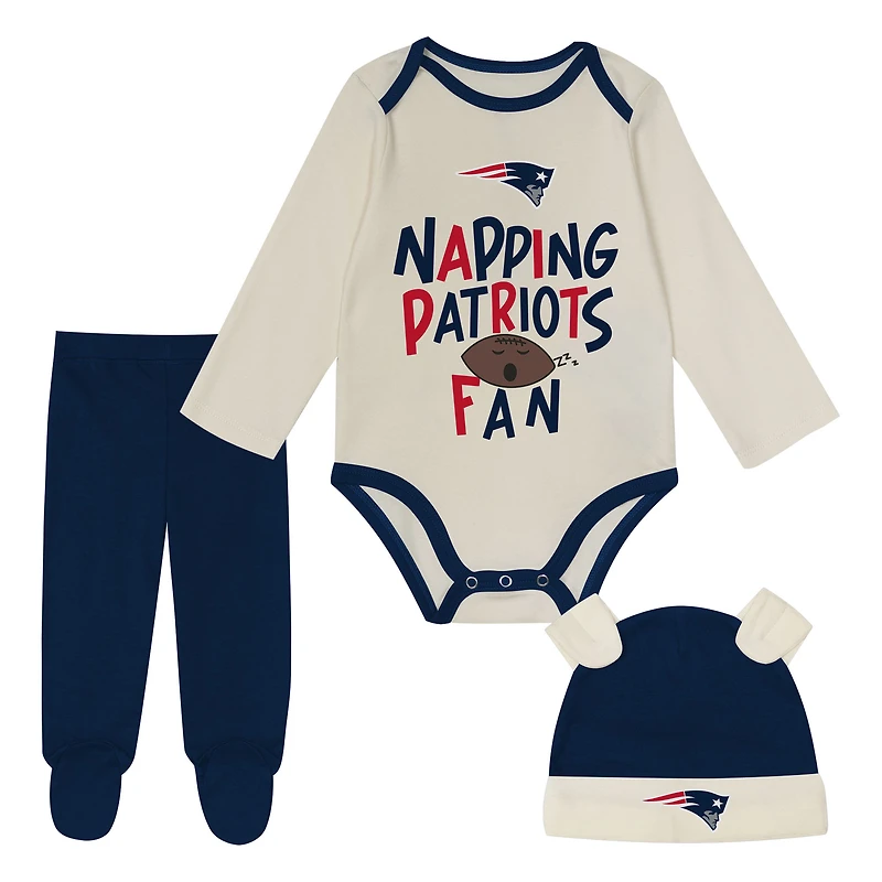 Infant Outerstuff New England Patriots Little Champ Three-Piece Set
