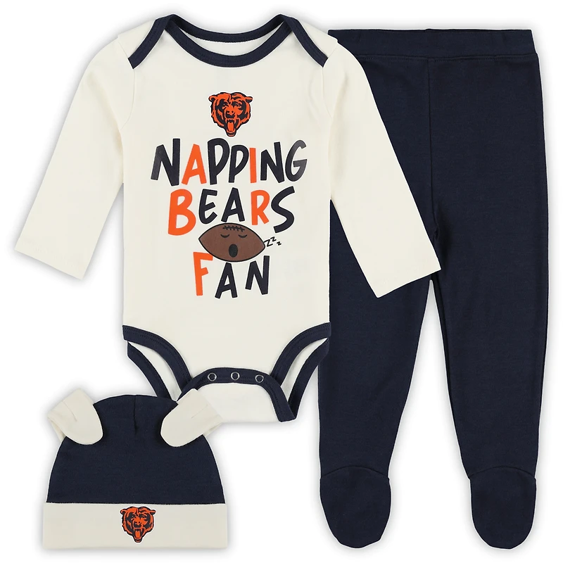 Infant Outerstuff Chicago Bears Little Champ Three-Piece Set