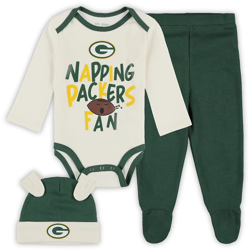 Infant Outerstuff Green Bay Packers Little Champ Three-Piece Set