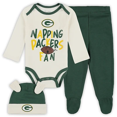 Infant Outerstuff Green Bay Packers Little Champ Three-Piece Set
