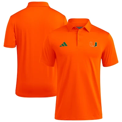 Men's adidas Orange Miami Hurricanes Ultimate 365 Polo