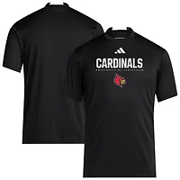 Men's adidas Black Louisville Cardinals 2025 Training Performance Team T-Shirt
