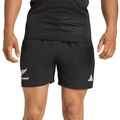 Men's adidas  Black New Zealand Rugby 2025/26 Home Shorts