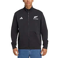 Men's adidas Black New Zealand Rugby / Anthem Full-Zip Jacket