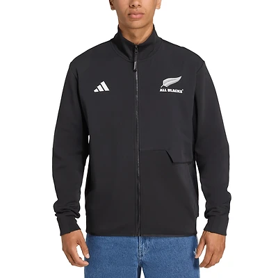 All Blacks adidas 2025/26 Anthem Full-Zip Jacket - Black