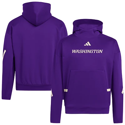 Men's adidas Purple Washington Huskies Z.N.E. Pullover Hoodie
