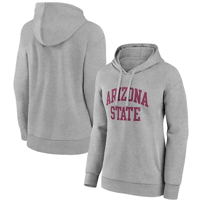Women's Gray Arizona State Sun Devils Arch Pullover Hoodie