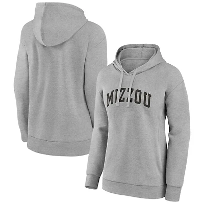 Women's Gray Missouri Tigers Arch Pullover Hoodie