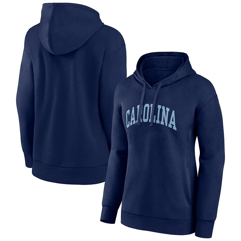 Women's Navy North Carolina Tar Heels Arch Pullover Hoodie