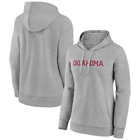 Women's Gray Oklahoma Sooners Arch Pullover Hoodie