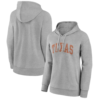 Women's Gray Texas Longhorns Arch Pullover Hoodie