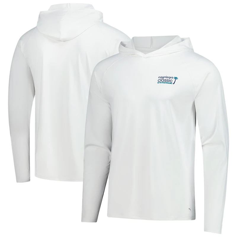 Men's Puma  White 2025 Cognizant Classic You-V Pullover Hoodie