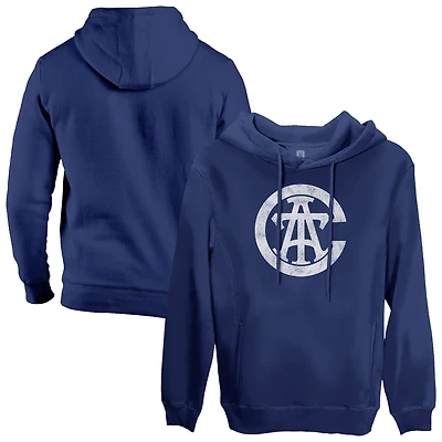 Men's 1863FC  Navy Club Atlético Talleres Retro Badge Pullover Hoodie