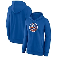 Women's Royal New York Islanders Primary Logo Pullover Hoodie