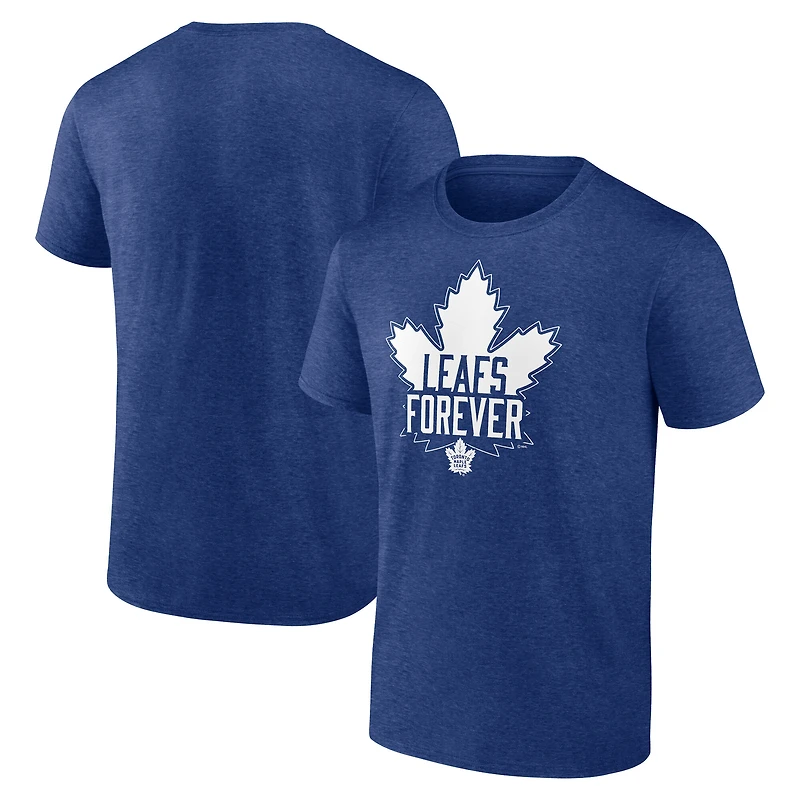 Men's Blue Toronto Maple Leafs Shout Out Tri-Blend T-Shirt
