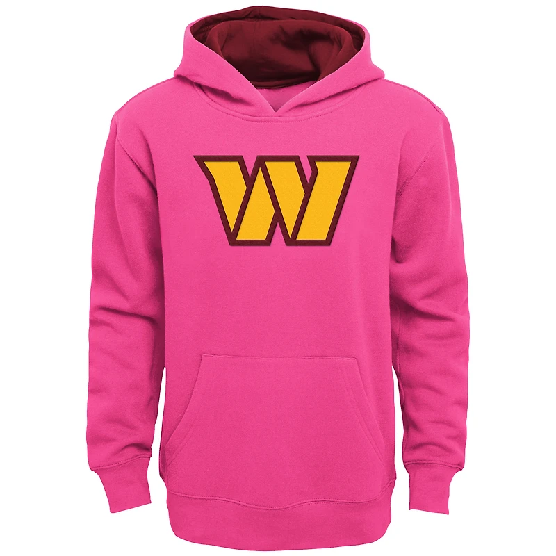 Youth Girl's Outerstuff Pink Washington Commanders Prime Hoodie