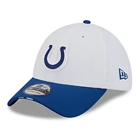 Men's New Era  White/Royal Indianapolis Colts 2025 NFL Training Camp 39THIRTY Flex Hat
