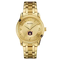 Men's Bulova Auburn Tigers Gold-Tone Watch