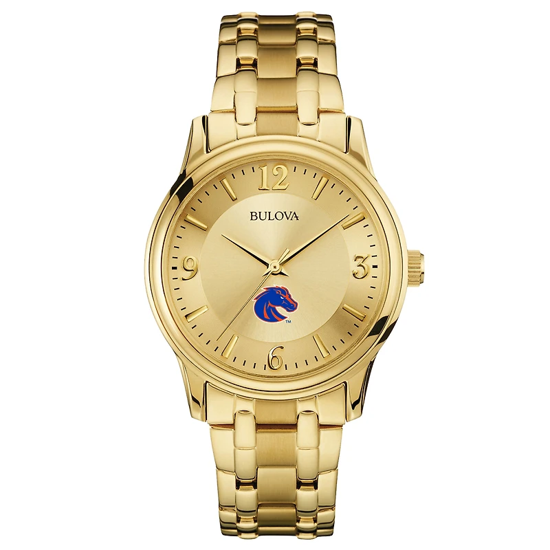 Men's Bulova Boise State Broncos Gold-Tone Watch