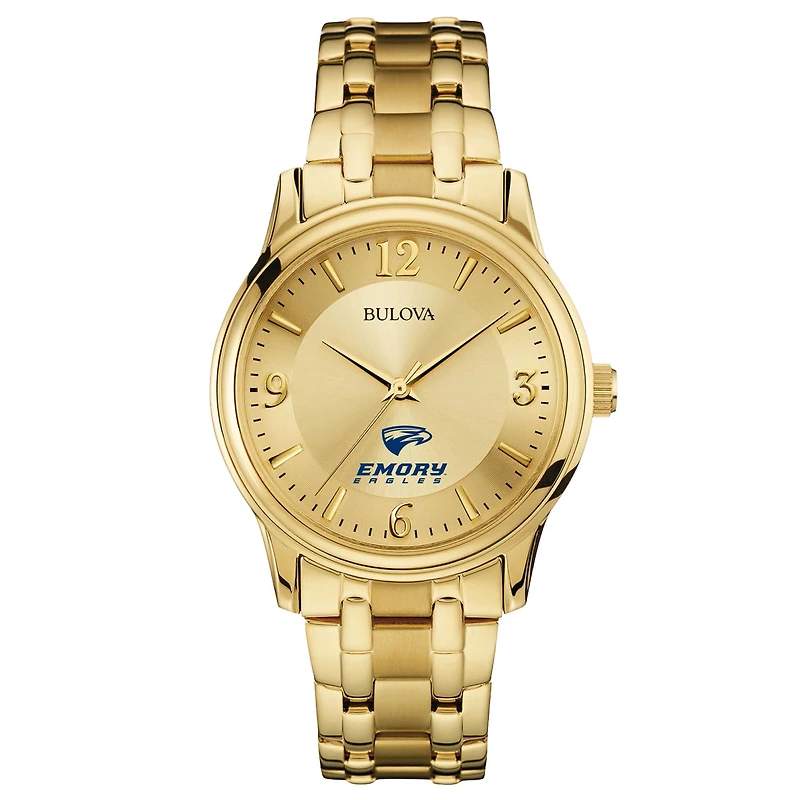 Men's Bulova Emory Eagles Gold-Tone Watch