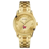 Men's Bulova Marist Red Foxes Gold-Tone Watch