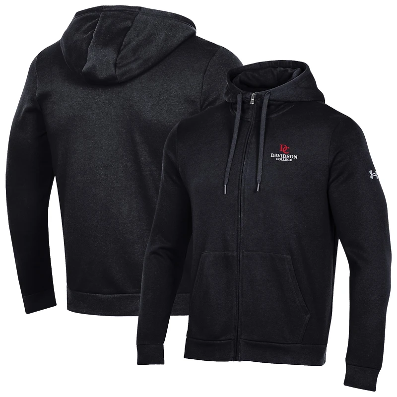Men's Under Armour Black Davidson Wildcats All Day Full-Zip Jacket