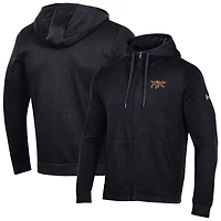 Men's Under Armour Black Campbell Fighting Camels All Day Full-Zip Jacket