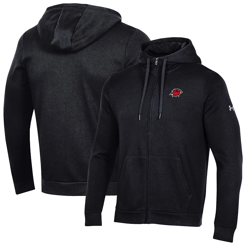 Men's Under Armour Black Lamar Cardinals All Day Full-Zip Jacket